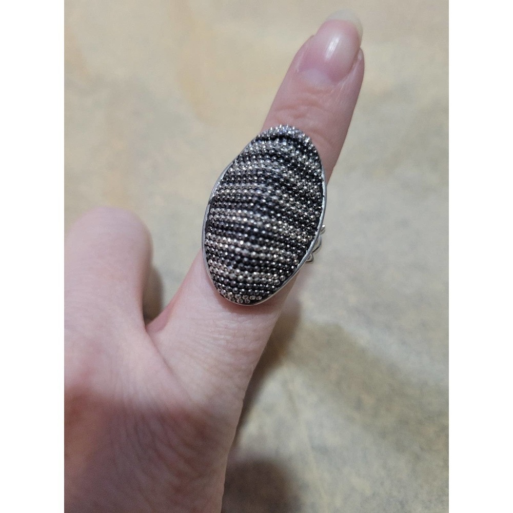 Ring Silver And Black